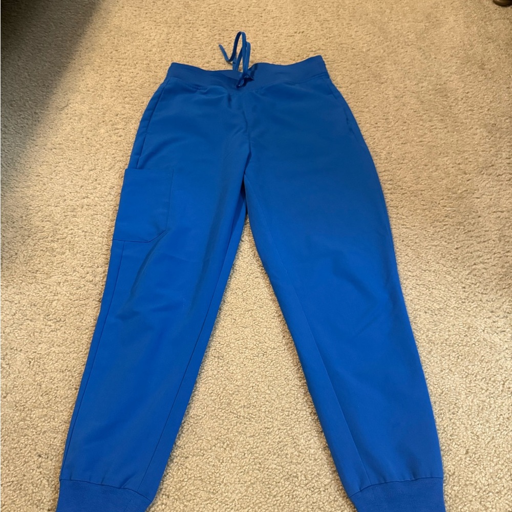 Mandala Royal Blue jogger scrubs